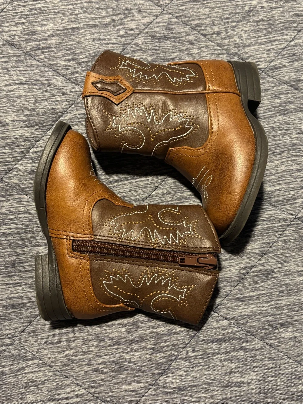 Kids Brown Cowboy Boots - Classic Western Style
